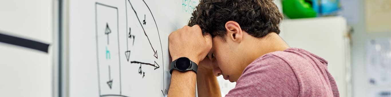 Estudiante que no quedó en la prepa que quería del concurso ECOEMS