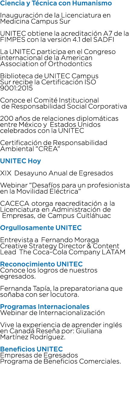 Ciencia y T cnica con Humanismo Inauguraci n de la Licenciatura en Medicina Campus Sur UNITEC obtiene la acreditaci n...