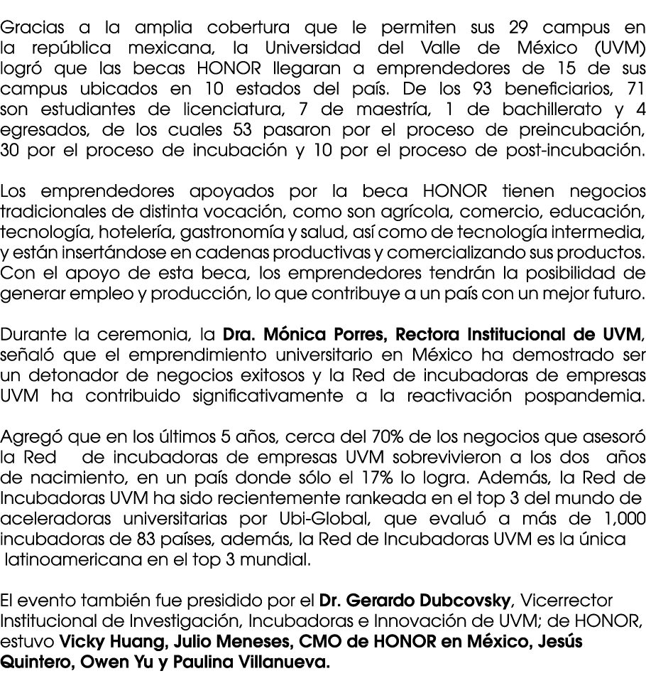  Gracias a la amplia cobertura que le permiten sus 29 campus en la rep blica mexicana, la Universidad del Valle de M ...