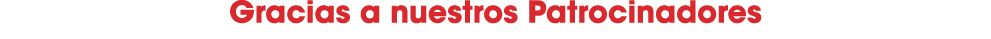 Gracias a nuestros Patrocinadores