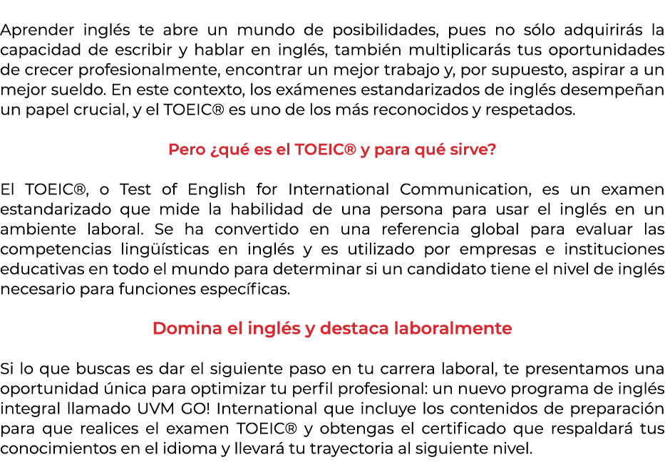  Aprender ingl s te abre un mundo de posibilidades, pues no s lo adquirir s la capacidad de escribir y hablar en ingl...