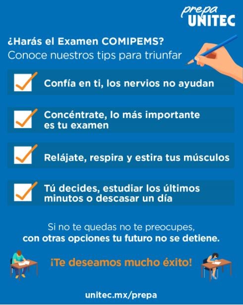 Elimina el estrés del Examen COMIPEMS 2020